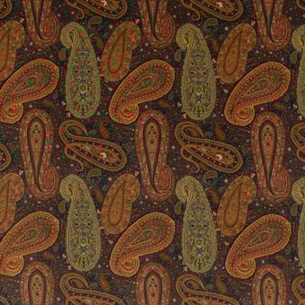 Terciopelo Peregrine Paisley Spice Mulberry