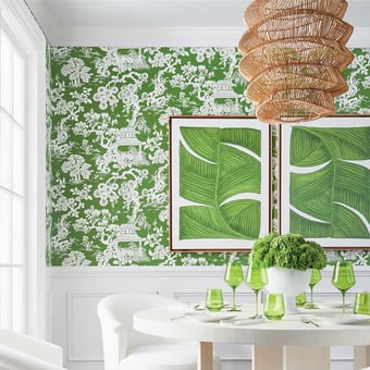 Papel pintado Japanese Garden Beige Thibaut