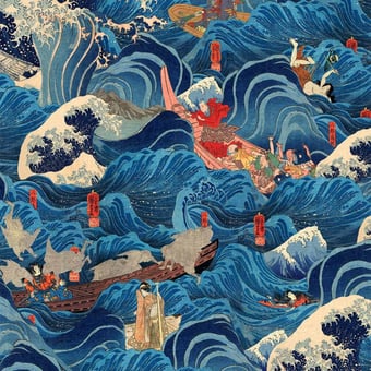 The Former Emperor Wallpaper Metallic Mindthegap