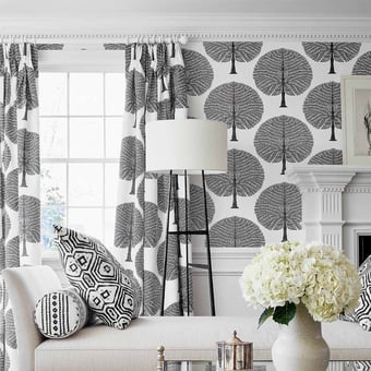 Mulberry Tree Wallpaper Spa Blue Thibaut