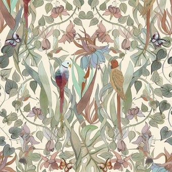 Trepiume Wallpaper Turquoise Code