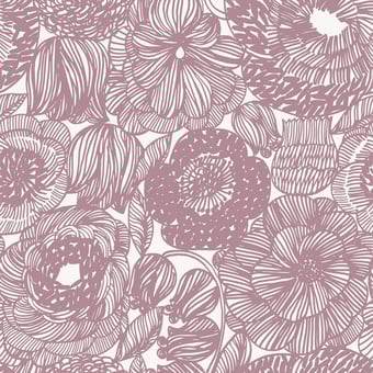 Carta da parati Kurjenpolvi Lilas Marimekko
