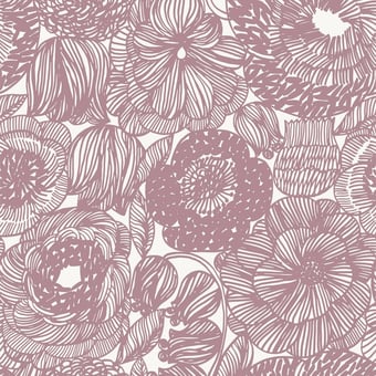 Kurjenpolvi Wallpaper Lilas Marimekko