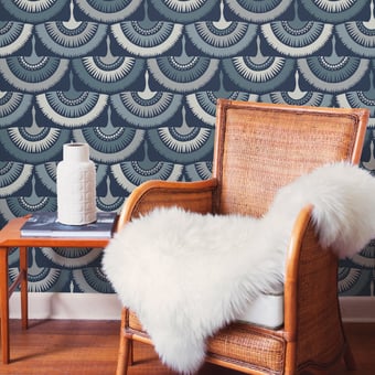 Feather & Fringe Wallpaper Canyon York Wallcoverings