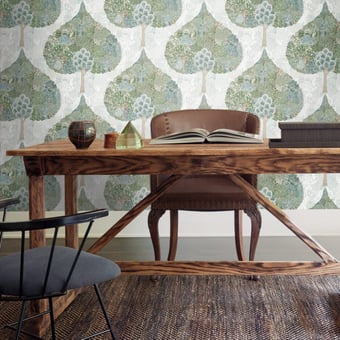 Mystic Forest Wallpaper Green/Teal York Wallcoverings