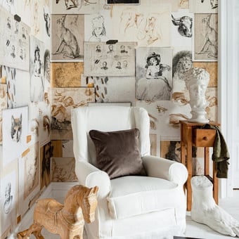 The Mood Board Panel Beige Mindthegap