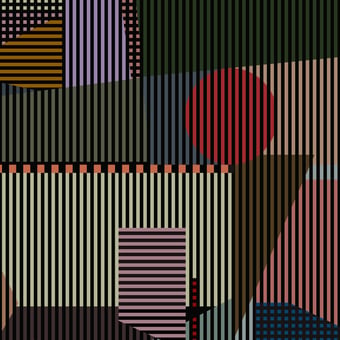 Diabolo Dark Panel 180x280 cm - 3 lés - S Bien Fait