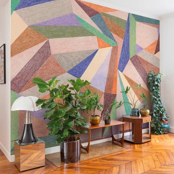 Papel pintado mural panorámico Crayon Tan Bien Fait