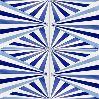 Bauhaus Blu Tipo 11 Tile Artistico Tipo 11 Mavi Ceramica