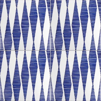Carreau Bauhaus Blu Tipo 15 Artistico Tipo 15 Mavi Ceramica