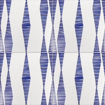 Bauhaus Blu Tipo 16 Tile Artistico Tipo 16 Mavi Ceramica