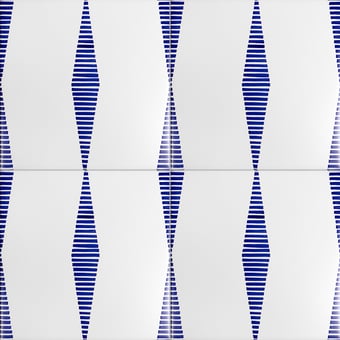 Bauhaus Blu Tipo 17 Tile Artistico Tipo 17 Mavi Ceramica