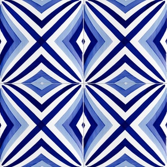 Carreau Bauhaus Blu Tipo 2 Artistico Tipo 2 Mavi Ceramica