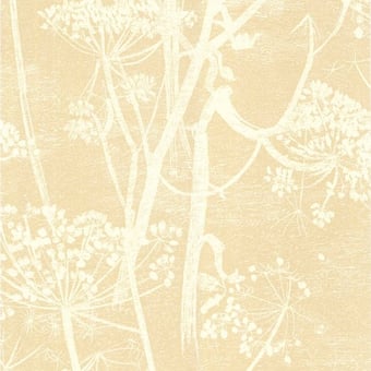 Cow Parsley Wallpaper Noir/Blanc Cole and Son