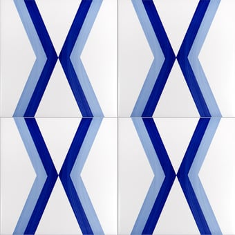 Bauhaus Blu Tipo 8 Tile Artistico Tipo 8 Mavi Ceramica