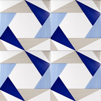 Bauhaus Tortora Tipo 10 Tile Artistico Tipo 10 Mavi Ceramica