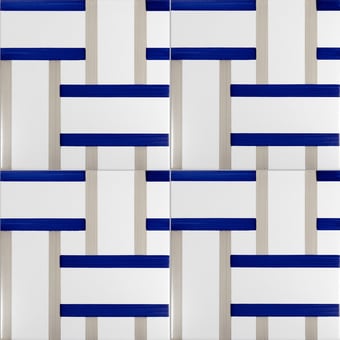 Bauhaus Tortora Tipo 12 Tile Artistico Tipo 12 Mavi Ceramica