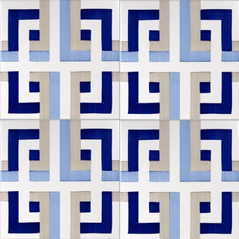 Baldosa Bauhaus Tortora Tipo 14 Artistico Tipo 14 Mavi Ceramica