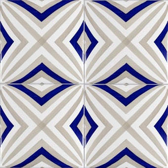 Carreau Bauhaus Tortora Tipo 2 Artistico Tipo 2 Mavi Ceramica