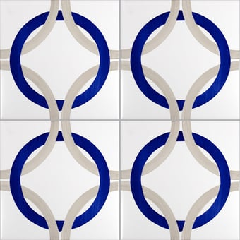 Bauhaus Tortora Tipo 3 Tile Artistico Tipo 3 Mavi Ceramica