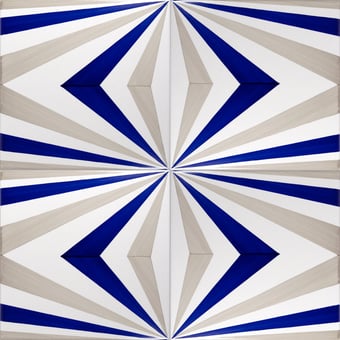 Fliese Bauhaus Tortora Tipo 5 Artistico Tipo 5 Mavi Ceramica