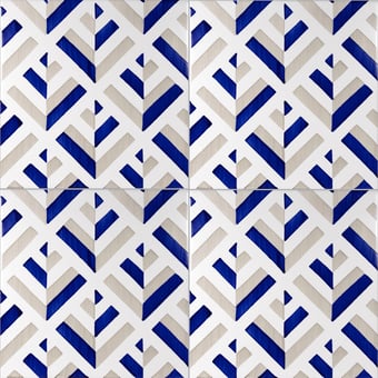 Piastrella Bauhaus Tortora Tipo 9 Artistico Tipo 9 Mavi Ceramica