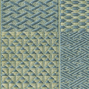 Hakama Wallpaper Bleu JV Italian Living