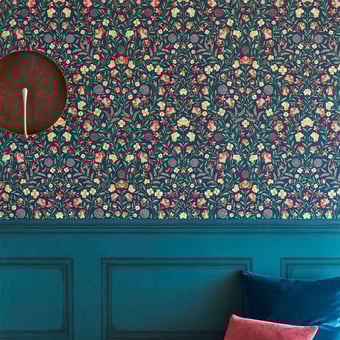 Library Frieze 1 Wallpaper Midnight Cole and Son