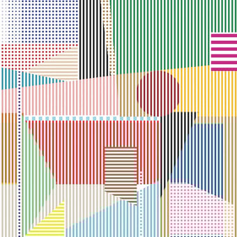 Papier peint panoramique Diabolo 180x280 cm - 3 lés Bien Fait