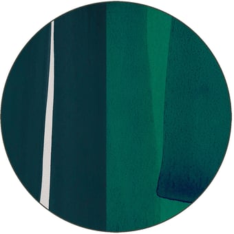 Zephyr 1 Rond Rug Green Yo2