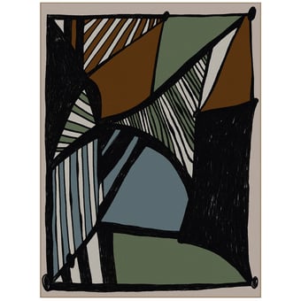 Rhythm And Lines Rug Teal Yo2
