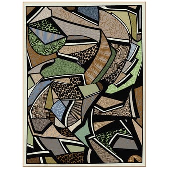 Patchwork Rug Céladon Yo2