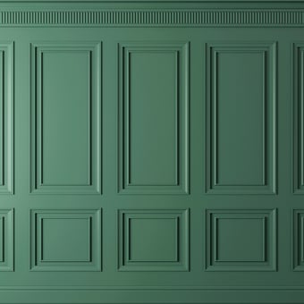 Kensington Panel Green Walls by Patel