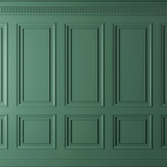 Kensington Panel Green Walls by Patel