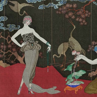 Carta da parati murale Babylon Brown Walls by Patel