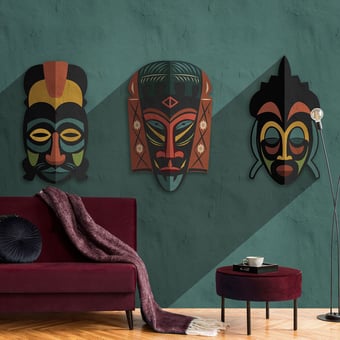 Zulu Panel Yellow Walls by Patel