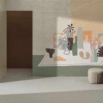 Bodegones Room Panel Beige Code