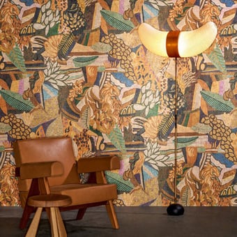 Carta da parati Terra Tropicana Golden Sunset Arte