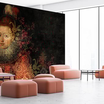 In the Gallery Panel Dark brown Walls by Patel