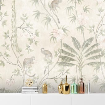 Life in the Trees Panel Green Walls by Patel