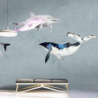 Ocean's Five Panel Océan Walls by Patel