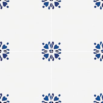 Giulia Tile Bianco Blu Francesco De Maio