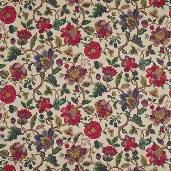 Amanpuri Fabric Old Gold/Aubergine Sanderson
