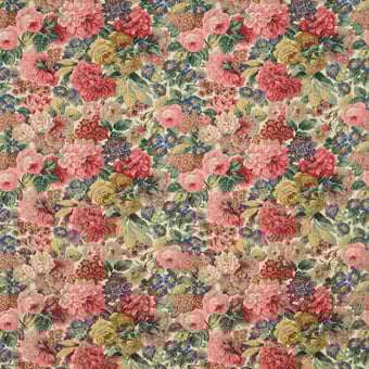 Tela Rose and Peony 3 Red Sanderson