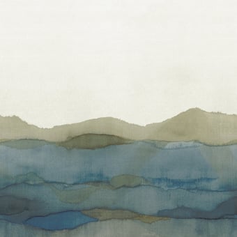 Papier peint panoramique Acqua Alta Vert aqua Nobilis