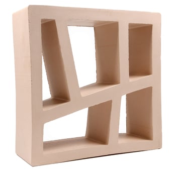 Trencadis Openwork tile Terracota Carodeco