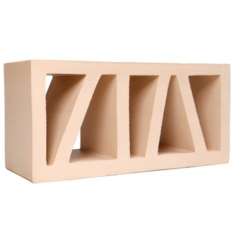 Sitges Openwork tile Terracota Carodeco