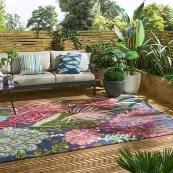 Alfombras Acropora in-outdoor Brazilian Rosewood/Tree canopy Harlequin
