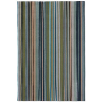 Tappeti Spectro Stripes Emerald in-outdoor Emerald/Marine/Rust Harlequin