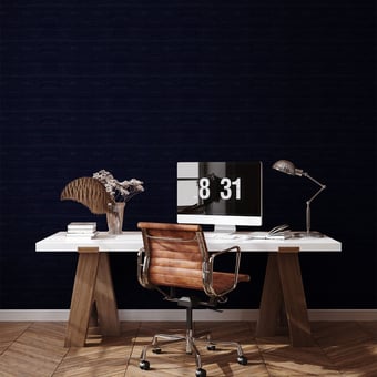 Krep Wall Covering Bleu marine Coordonné